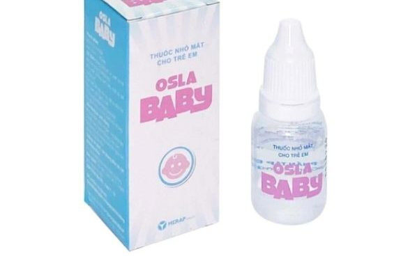 Osla Baby là sản phẩm thuốc nhỏ mắt chỉ dùng cho trẻ từ 0-2 tuổi